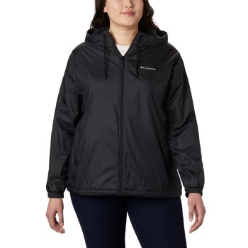 Dámské Bundy Columbia Flash Forward Lined Windbreaker Plus Size Černé IYQRXU893